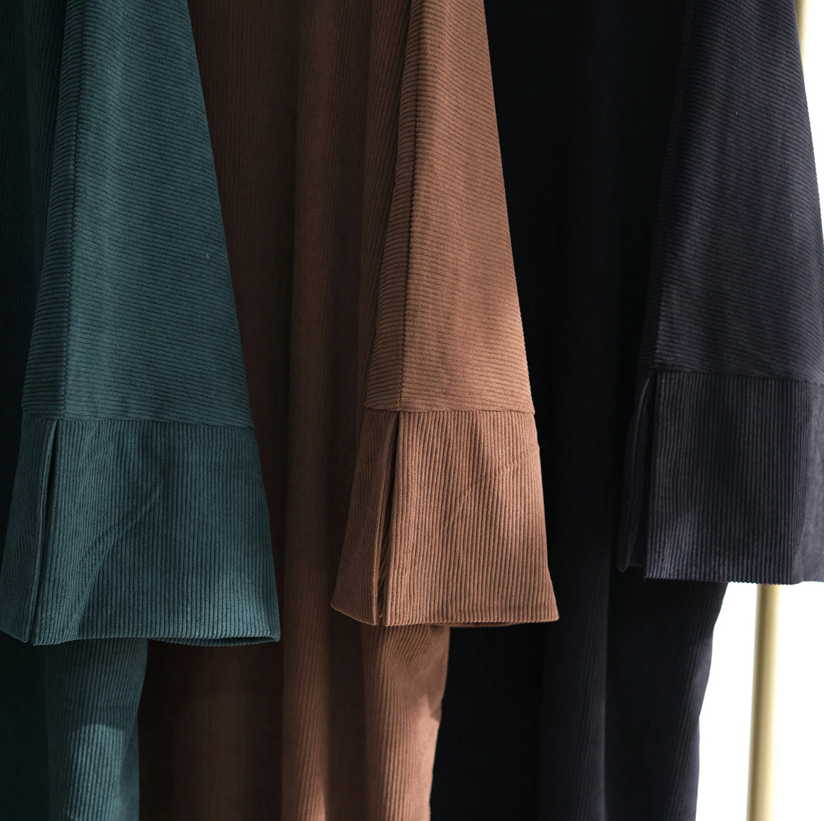 RIBBED CORDUROY ABAYA