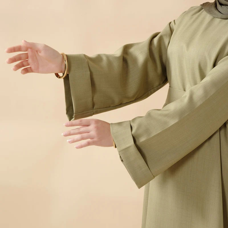 LINEN CLOSED ABAYA (100% LINEN)