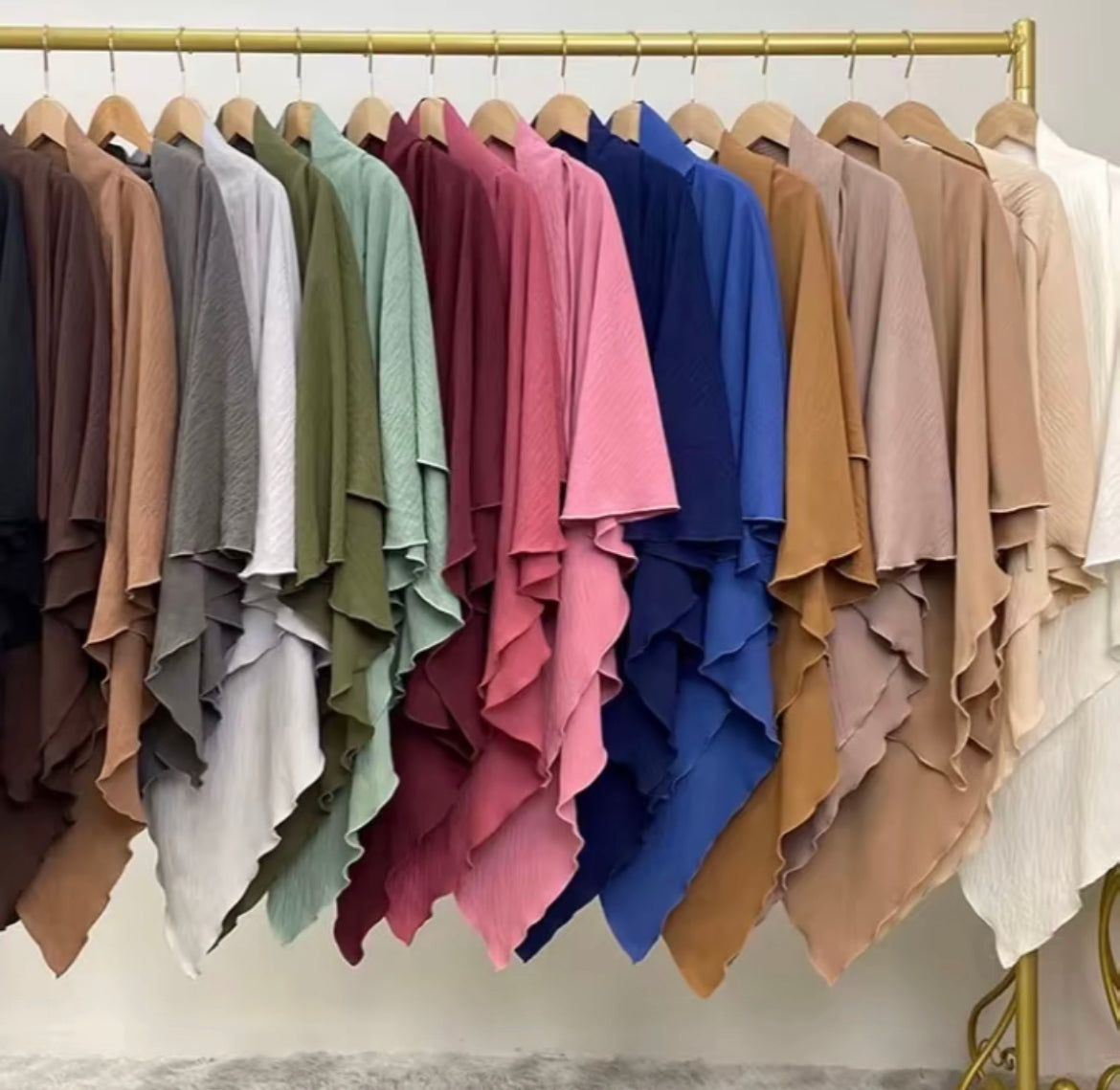 Crepe Two Layered Khimar