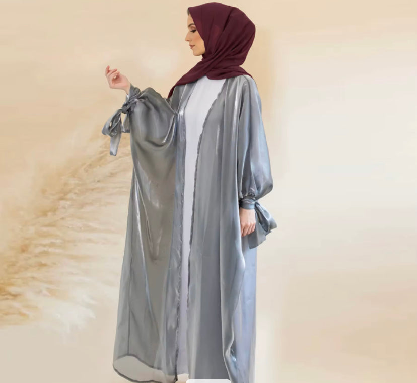 ORGANZA OPEN ABAYA
