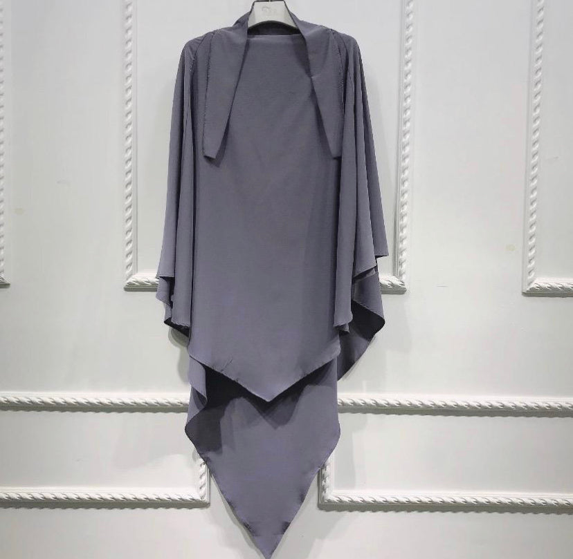 NIDA SINGLE LAYER KHIMAR