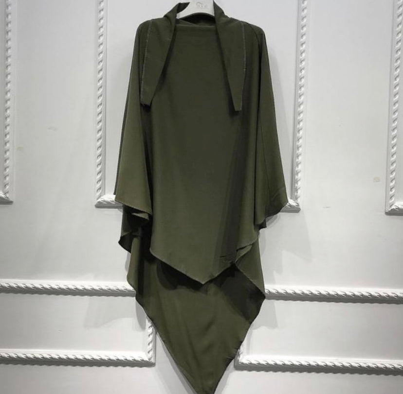 NIDA SINGLE LAYER KHIMAR
