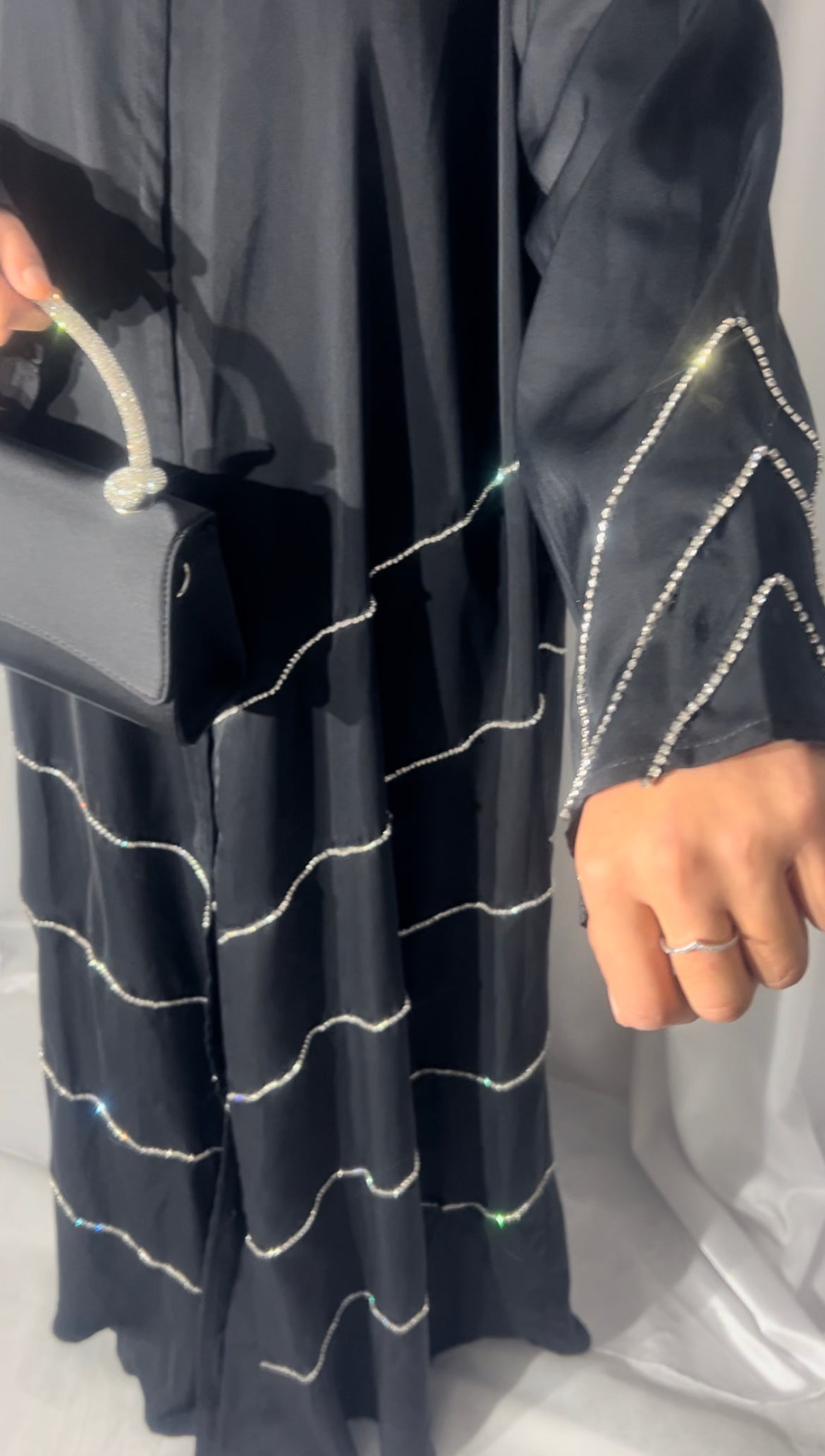 Embellished Open & Closed Abaya