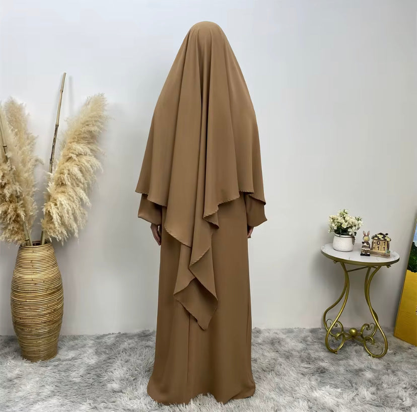 NIDA SINGLE LAYER KHIMAR