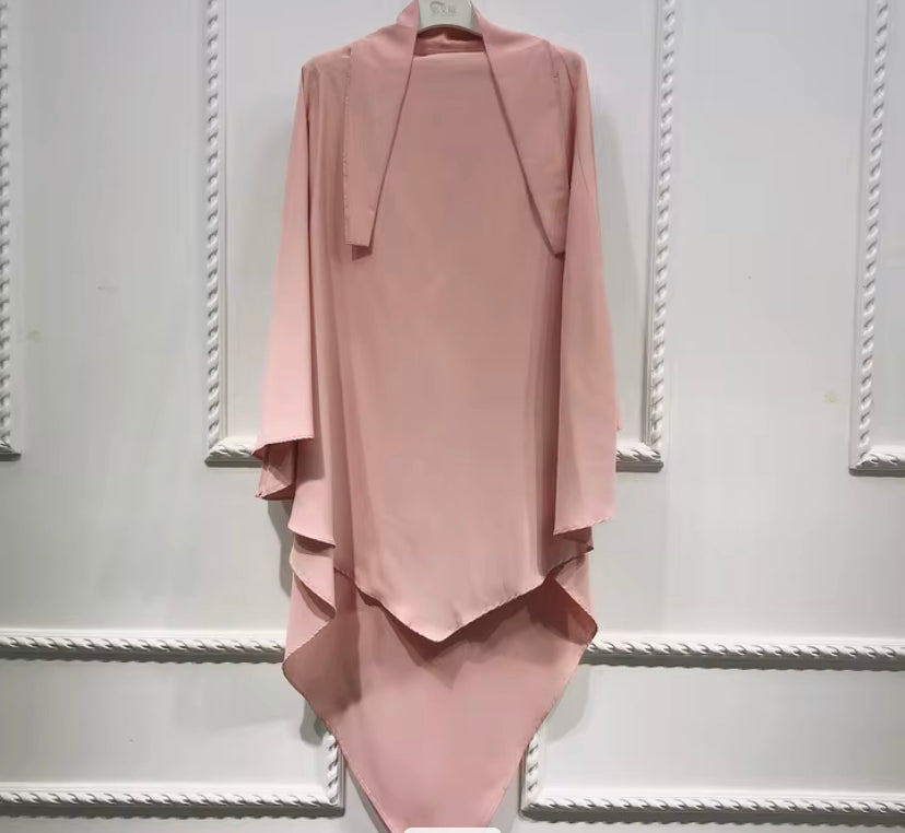 NIDA SINGLE LAYER KHIMAR