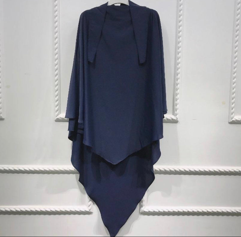 NIDA SINGLE LAYER KHIMAR