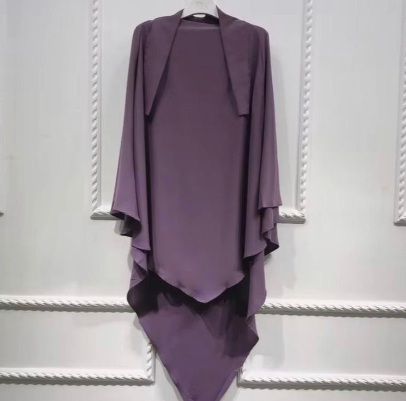 NIDA SINGLE LAYER KHIMAR