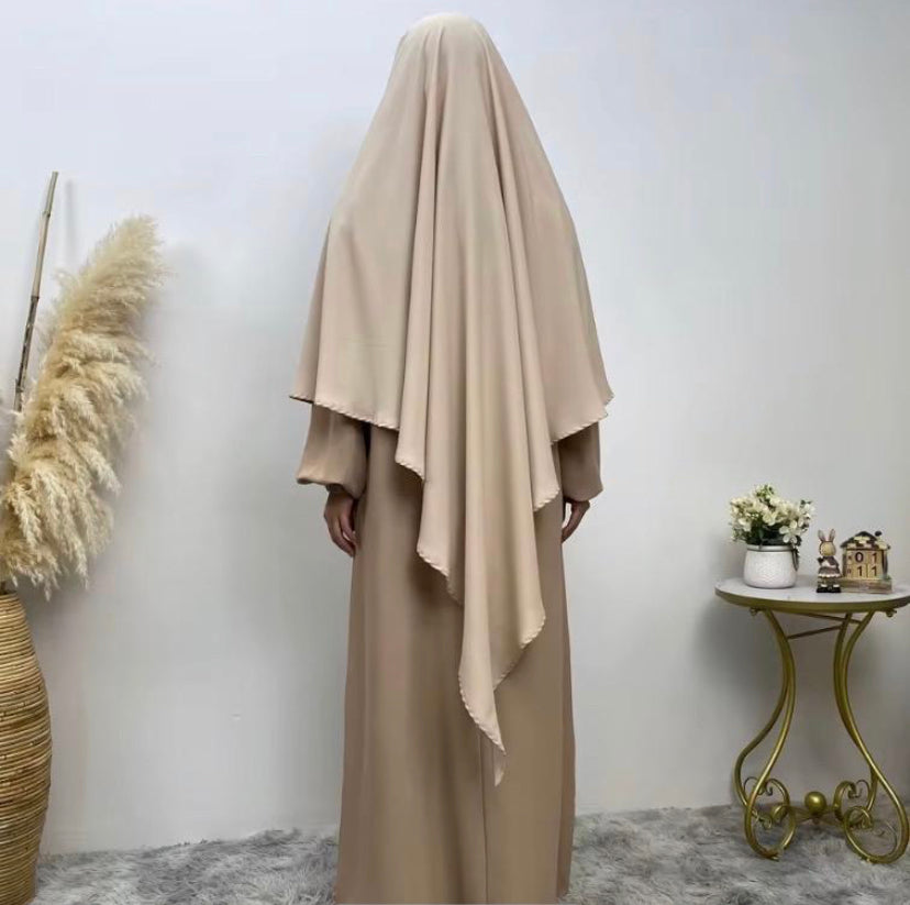 NIDA SINGLE LAYER KHIMAR