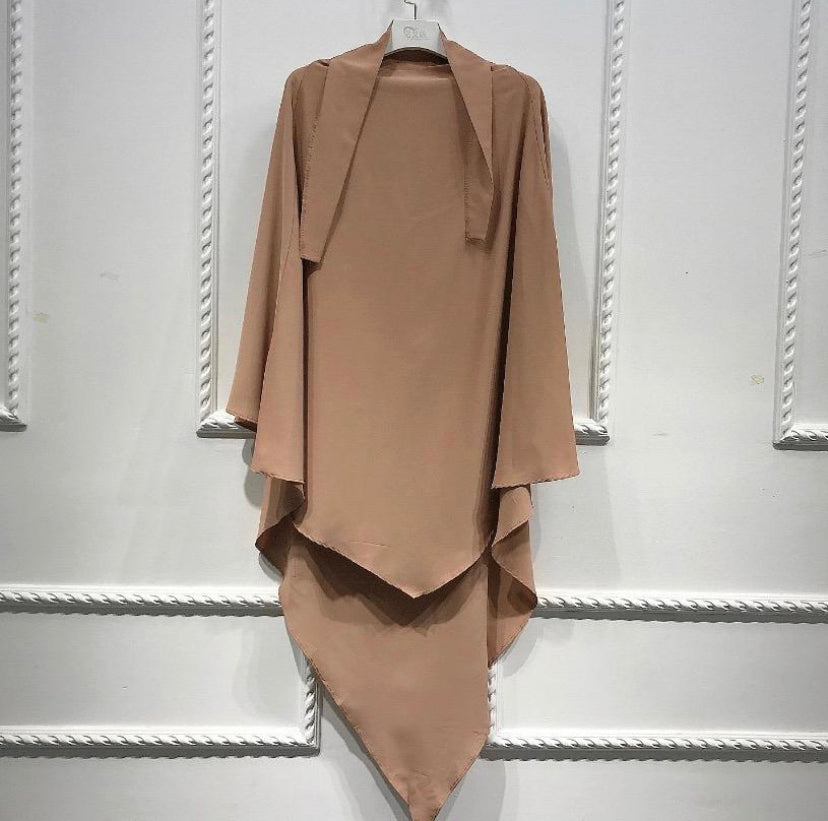 NIDA SINGLE LAYER KHIMAR