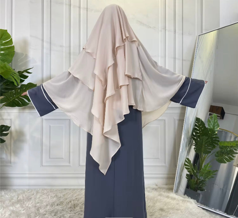 THREE LAYERED KHIMARS