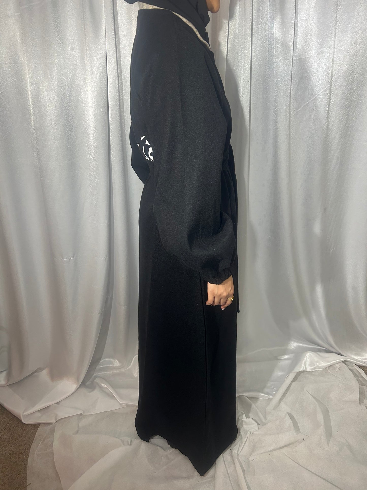FALISTEEN ABAYA COAT BLACK