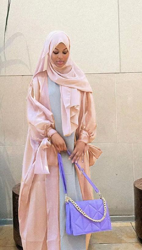 ORGANZA OPEN ABAYA