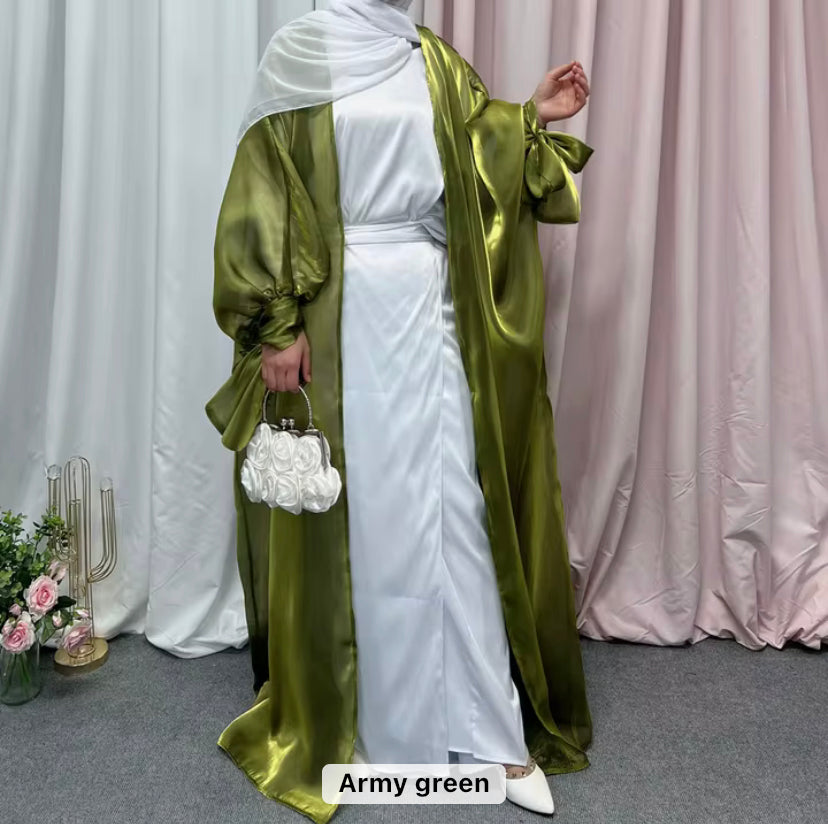 ORGANZA OPEN ABAYA
