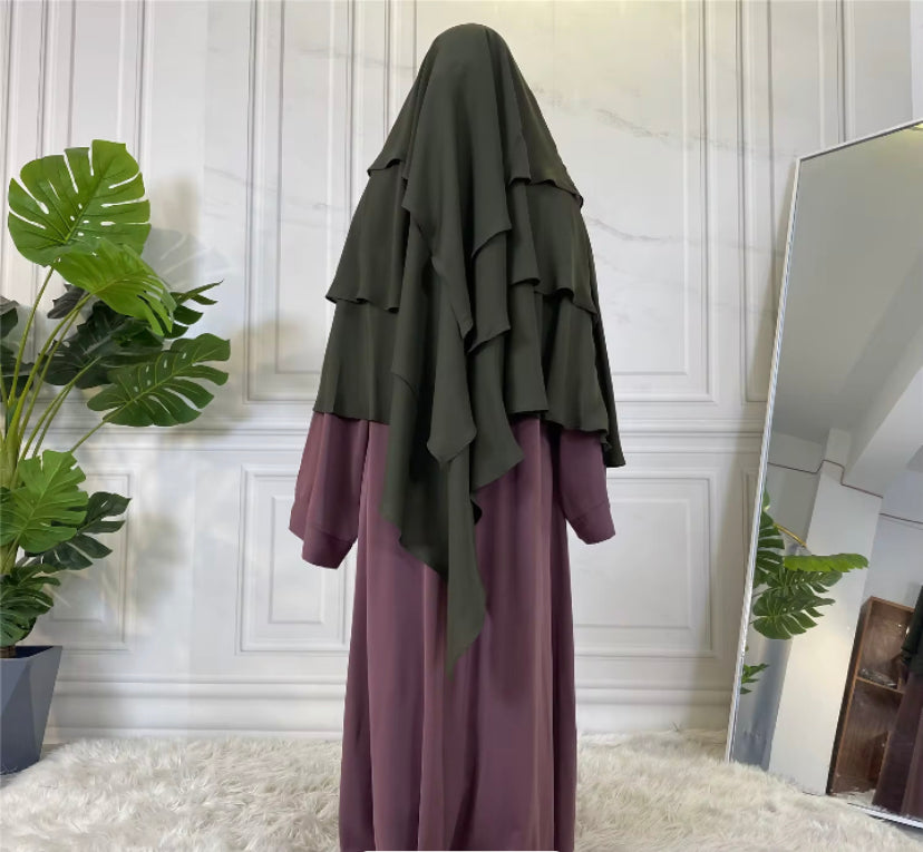 THREE LAYERED KHIMARS