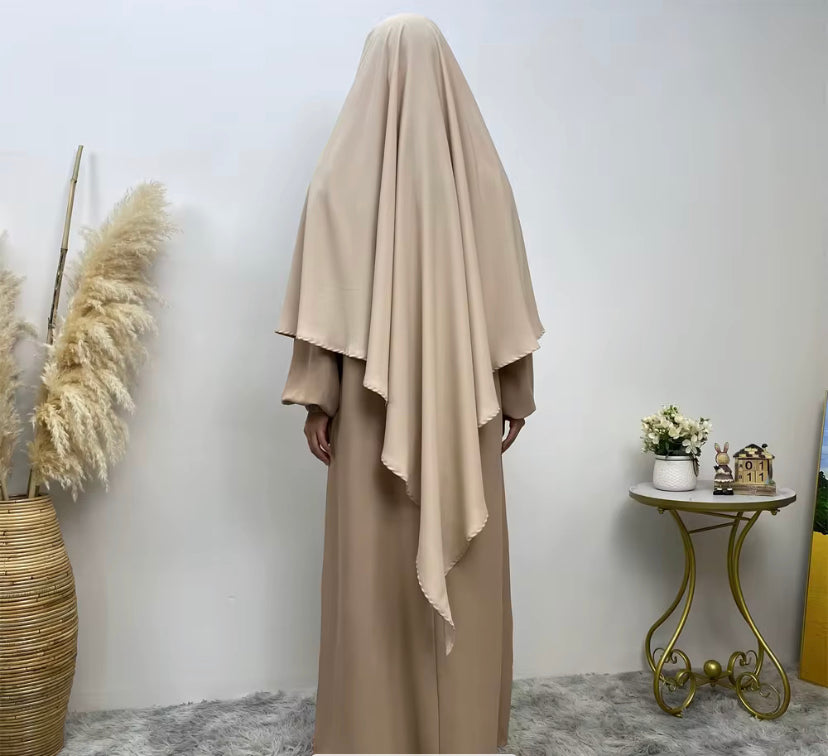 NIDA SINGLE LAYER KHIMAR
