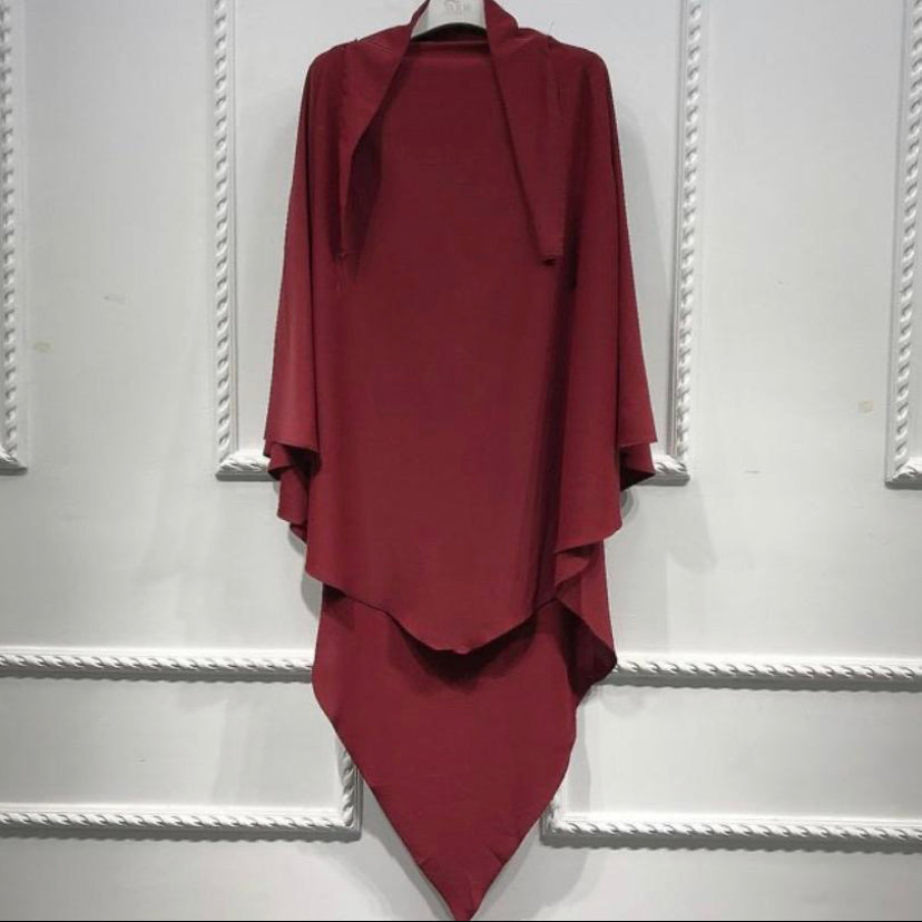 NIDA SINGLE LAYER KHIMAR