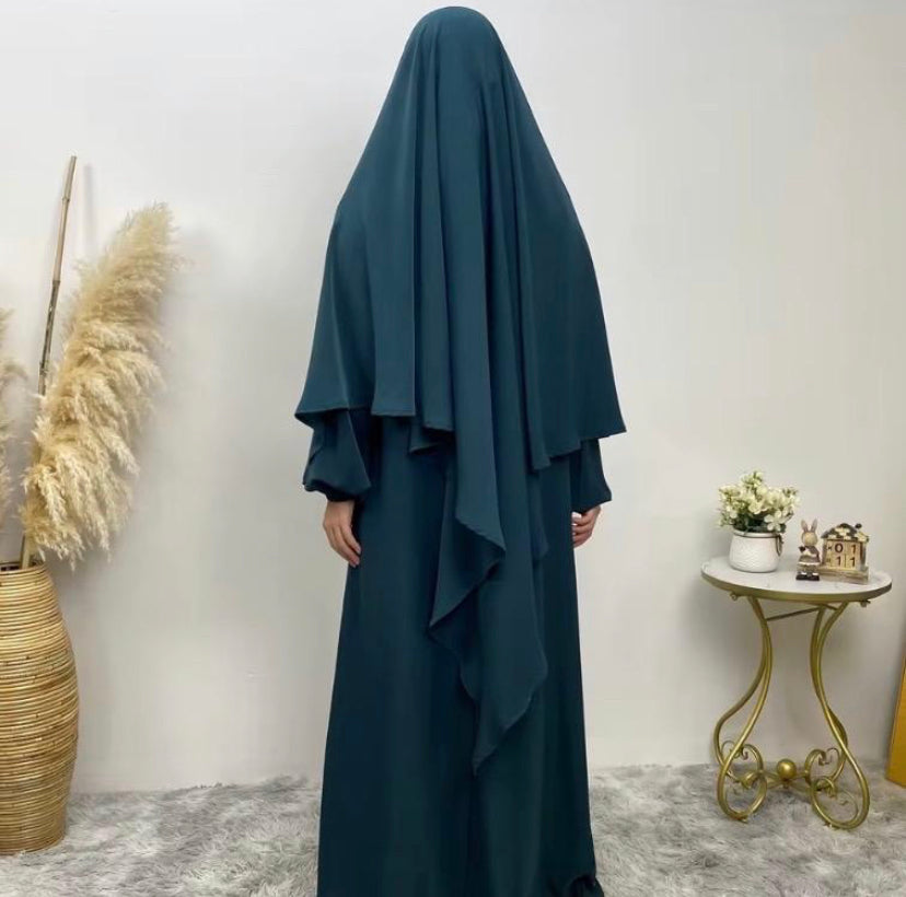 NIDA SINGLE LAYER KHIMAR
