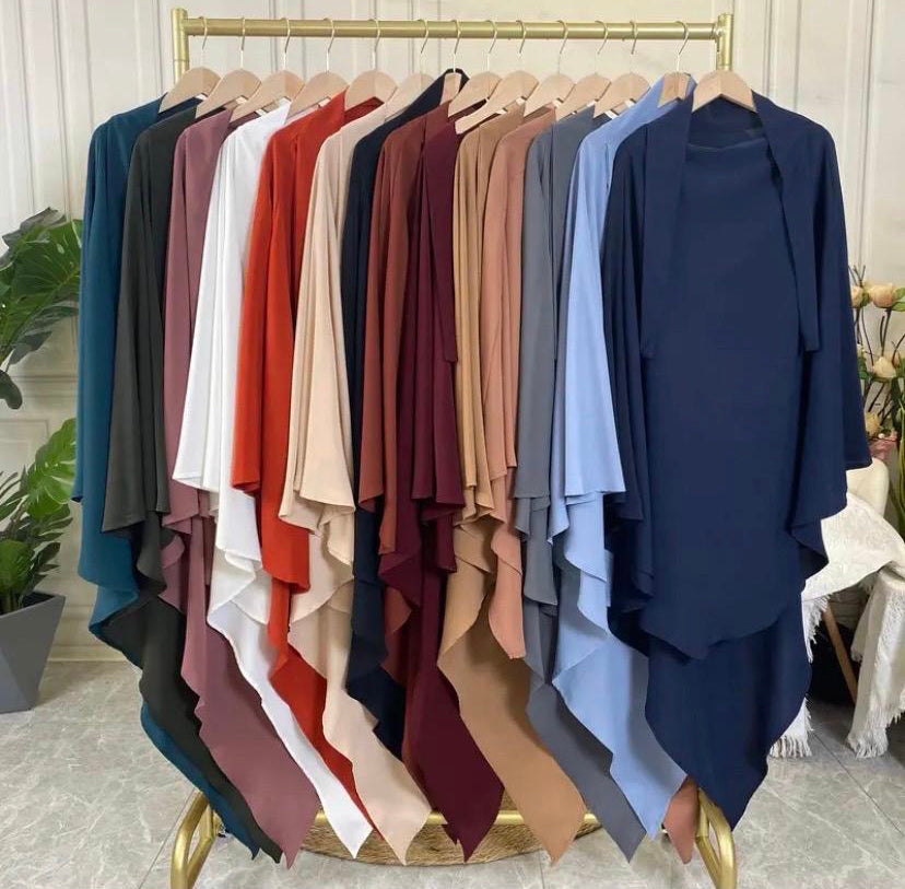 NIDA SINGLE LAYER KHIMAR