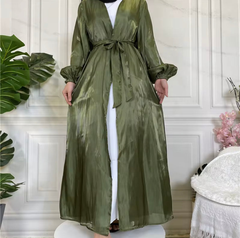 ORGANZA OPEN ABAYA