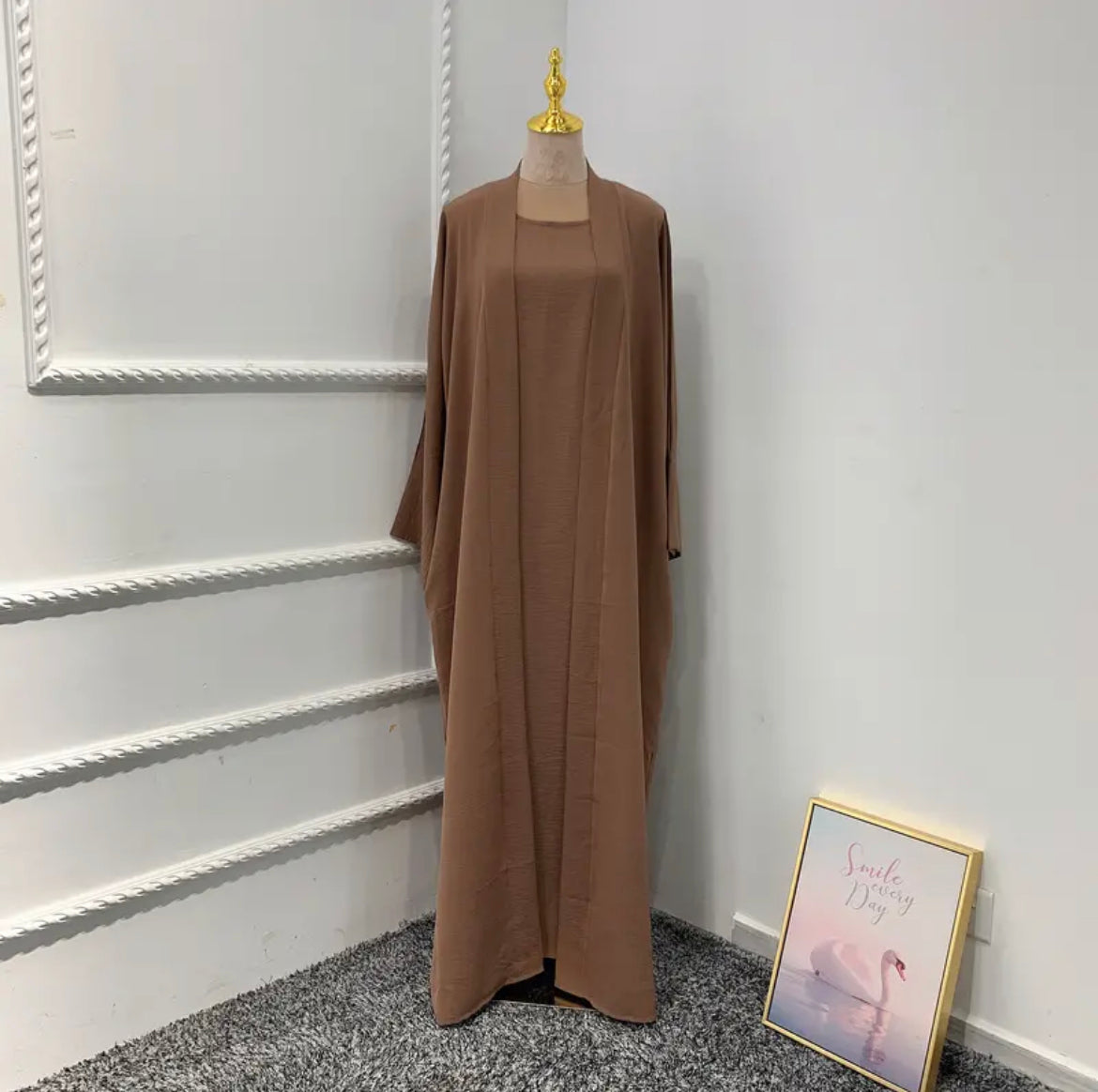 ARWA TWO PIECE ABAYA SET