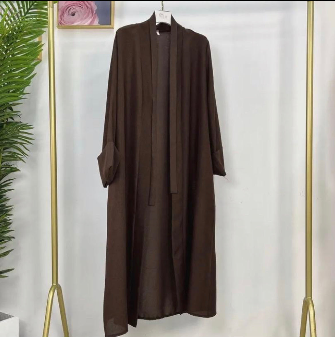 LINEN OPEN ABAYAS
