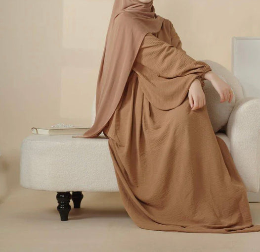 PLUS SIZE CREPE ABAYA