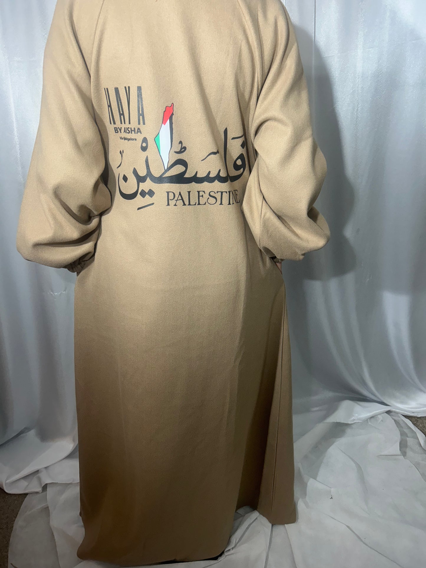 FALISTEEN ABAYA COAT GOLD
