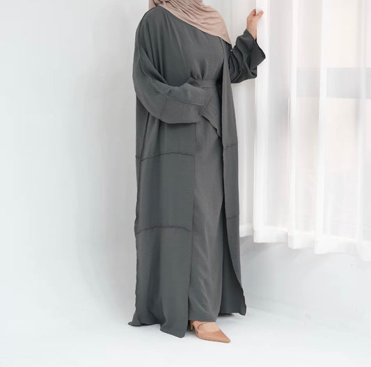 Three piece abaya set