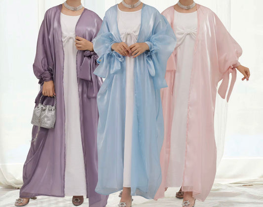 ORGANZA OPEN ABAYA