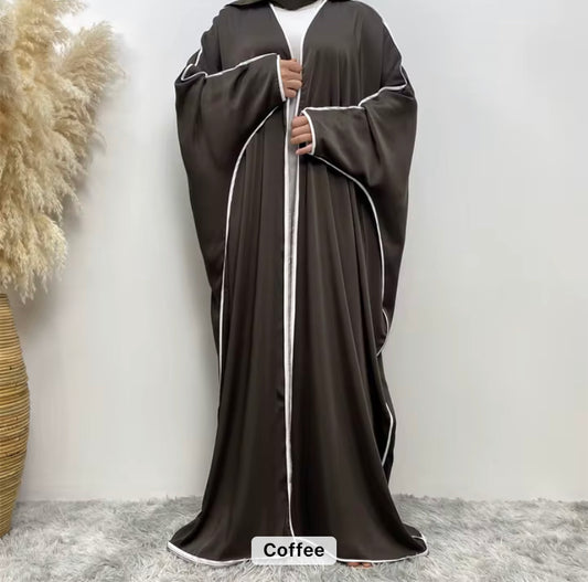 Brown Open Abaya