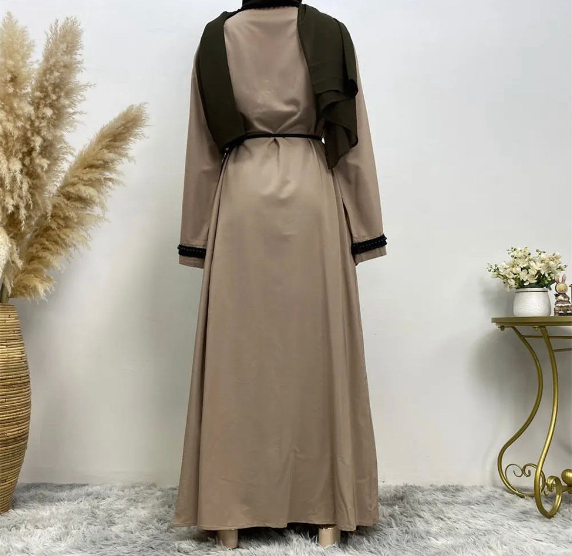 Pearl Open Abaya size 56