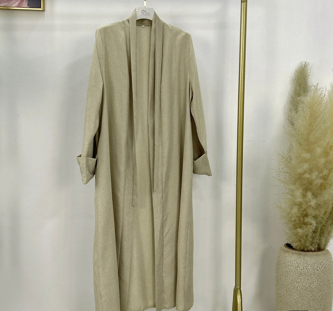 LINEN OPEN ABAYAS