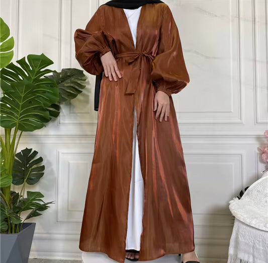ORGANZA OPEN ABAYA
